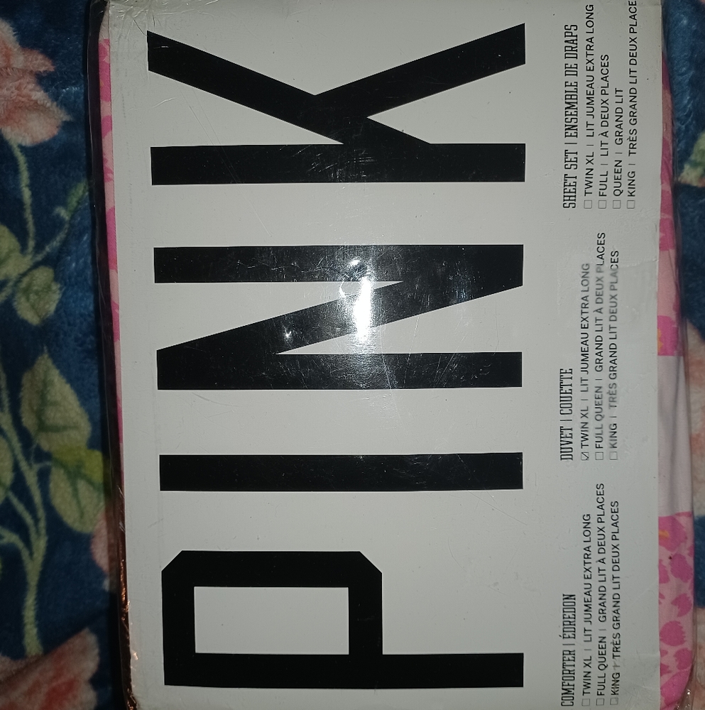 Pink cheetah print duvet cover